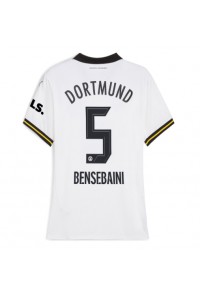 Fotbalové Dres Borussia Dortmund Ramy Bensebaini #5 Dámské Třetí Oblečení 2024-25 Krátký Rukáv